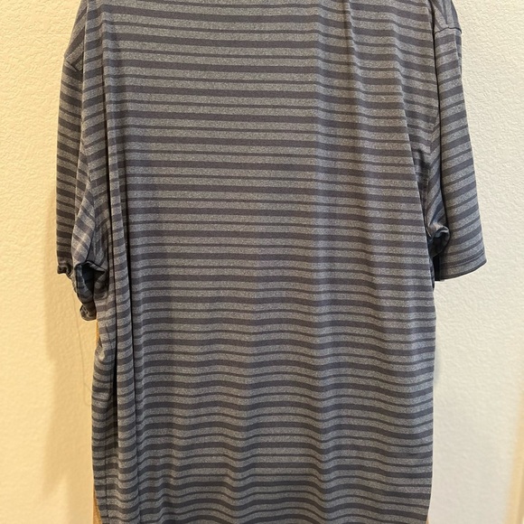 Southern Marsh Gray Striped Polo Shirt - Picture 2 of 3